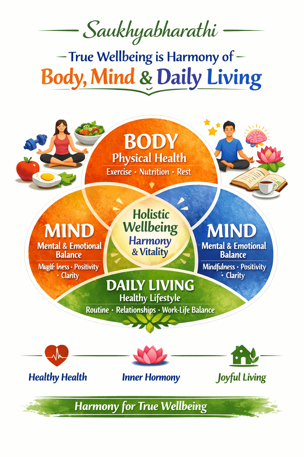 Saukhyabharathi philosophy visual card